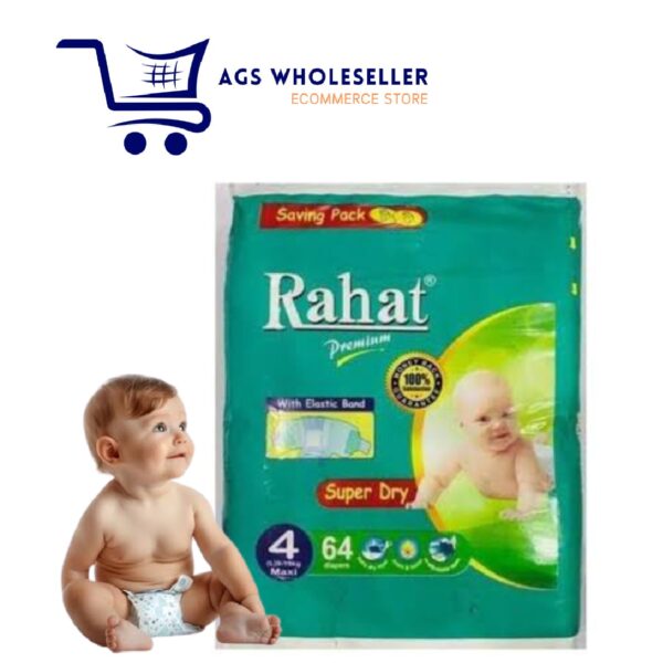 Rahat Pampers – Soft & Comfortable Baby Diapers | AGS Wholeseller