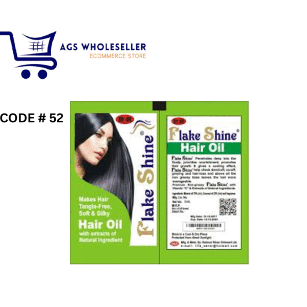 Flake Shine Hair Oil Sachet – Wholesale Prices in Pakistan | AGS Wholeseller